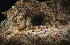 portal de belen en una gruta
